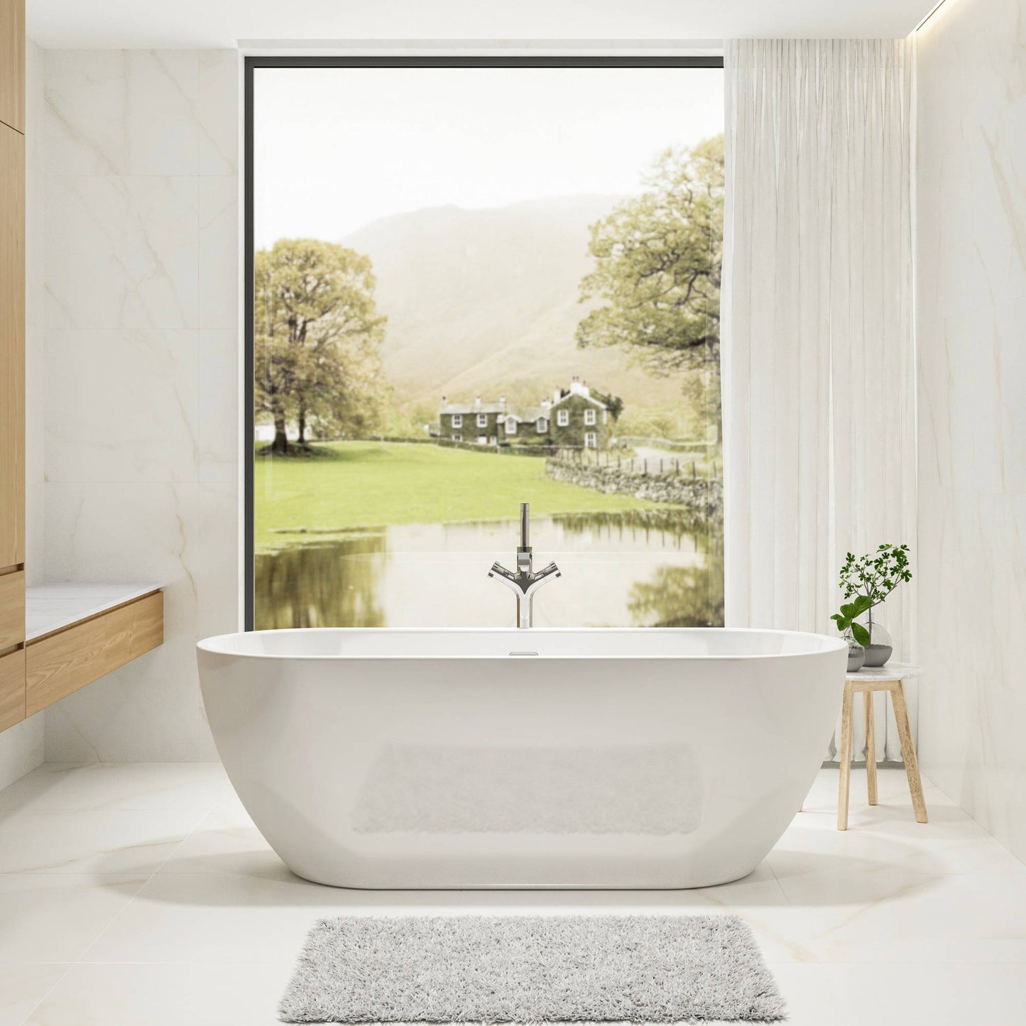 Charlotte Edwards BELGRAVIA Bathtub in Gloss White