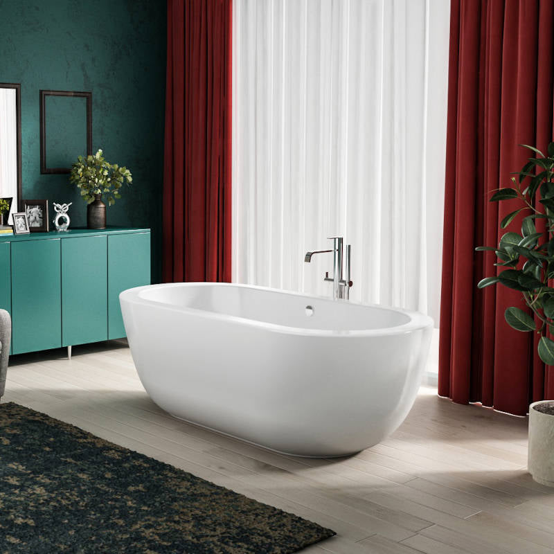 Charlotte Edwards OLYMPIA Bathtub in Gloss White