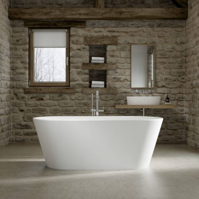 Royce Morgan COLORADO 1600 Bathtub 1600x700x580 Freestanding in White