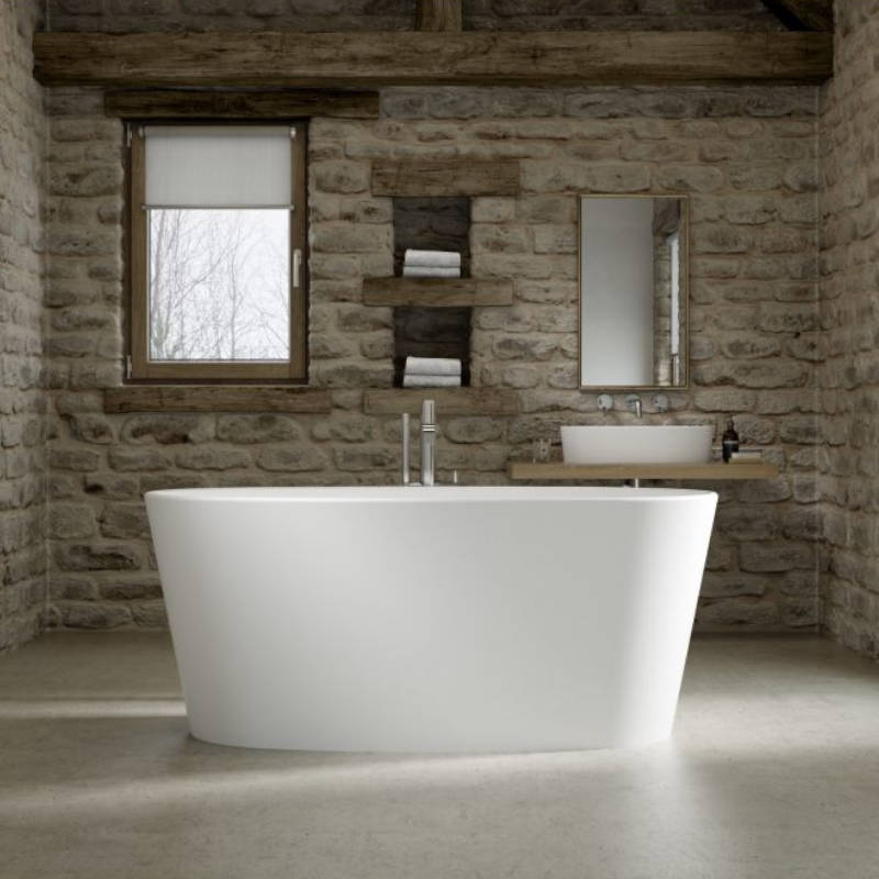 Royce Morgan TIGRIS 1580 Bathtub 1580x700x660 Freestanding in White