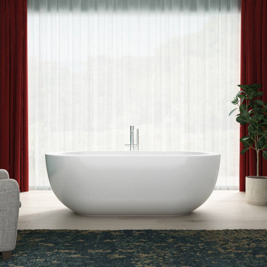 Charlotte Edwards OLYMPIA Bathtub in Gloss White